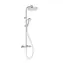 Ideal Standard - Duschset mit Thermostat, Durchmesser 26 cm, 2 Düsen, Chrom