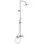 Ideal Standard - Duschset mit Badewannenarmatur, Durchmesser 20 cm, 1 Strahl, Chrom