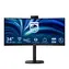 34" Philips 34B2U3600CH/00 / VA / 3440 x 1440 / 21:9 / 4 ms / 300 cd/m / 3500:1 / HDMI + DP + USB-C / VESA / Repro