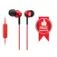 Sony MDR-EX110AP Rot / Kopfhörer mit Mikrofon