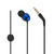 PerfectSound s201 Kopfhörer blau / In-Ear / mit Mikrofon / Metall / 18 Ohm / 3,5 Klinke