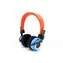 PerfectSound m100 Kopfhörer orange-blau / mit austauschbarem Wandler / Mikrofon / 40mm / 16 Ohm / 3,5 + 6,3 Klinke