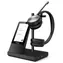 Yealink WH66 schwarz / Kabelloses Headset mit Mikrofon / für Yealink IP-Telefone / Basisstation / DECT