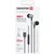 Swissten Earbuds schwarz / Kopfhörer mit Mikrofon / USB-C