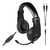 LEGATOS Stereo Gaming Headset schwarz / Gaming-Kopfhörer / Mikrofon / 3,5-mm-Klinke / Lautstärkeregler