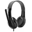 Canyon CNS-CHSC1B / leichtes PC-Headset / kombinierter 3,5-mm-Klinkenstecker / Leder-Ohrpolster / schwarz