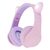 PowerLocus P2 Kids Cat Ears Lila/Türkis / Kabellose Kinderkopfhörer mit Mikrofon / Bluetooth 5.3