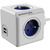 PowerCube Original USB blau / 4 Buchsen / 2x USB- Port