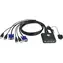 Aten CS22U / 2- Port -USB-KVM-Switch / Remote Port -Wahlschalter / 0,9 m