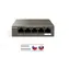 Tenda TEG1105P-4-63W / 5- Port / 1000 Mbit/s / Desktop / PoE