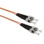 Solarix optisches Kabel ST-ST 1m / Patchkabel / Multimode / Duplex / OM1
