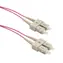 Solarix optisches Kabel SC-SC OM4 2m / Patchkabel / Multimode / Duplex