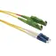 Solarix optisches Kabel APC-UPC 1m / Patchkabel / Singlemode / Duplex / OS / APC-UPC / E2000-LC