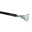Solarix Verlegekabel CAT5E 305m schwarz / Außenverlegung / PE-Mantel / ungeschirmt / Box