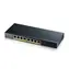 ZyXEL GS1900-8HP v3 / 8- Port -Desktop-Switch / 8x GLAN / 8x PoE / PoE 70W