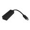 Icy Box IB-LAN100-C3 schwarz / USB 3.0 C Netzwerkadapter auf RJ45
