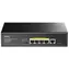 Cudy GS1005PTS1 PoE-Switch / 4X PoE RJ45 / 1x RJ45 / 1x SFP / 1000Mbps / 120W