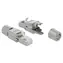 DeLock RJ45 Stecker Cat.6A STP ohne Werkzeug / RJ45 Stecker / geschirmt