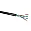 Solarix Verlegekabel CAT5E 100m schwarz / Außenverlegung / PE-Mantel / ungeschirmt / Box