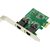 LogiLink PC0075 / PCIe-Netzwerkkarte / 2x RJ45 / 1Gbit/s 