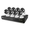 iGet HGNVK164908 / Kamerasystem / 8 Kameras / UHD 4K / 16CH / IP66 / WAN / 16x LAN / HDMI / VGA