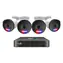 iGet HGNVK88504 / Kamerasystem / 4 Kameras / UHD 4K / 8CH / IP66 / WAN / 8x LAN / HDMI / VGA