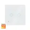 LogiLink SH0112 weiß / Wandmontierter Doppelschalter / WLAN