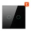 Avatto ZTS02- EU-B2 schwarz / Intelligenter Schalter / 2 Kanäle / ZigBee