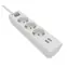 Philips SPN3140A/58 weiß / Überspannungsschutz / Schuko / 4 Steckdosen / 2m
