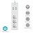 Nedis SmartLife Verlängerungskabel / WLAN / 4 x USB / 16 A / 3680 W / 1,80 m / -10 - 40 °C / Android