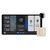 Shelly Wanddisplay X2 silber + Blu H&T / Intelligentes Bedienfeld mit WLAN und Bluetooth + Temperatur- und Feuchtigkeitssensor