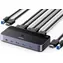 Ugreen CM664 HDMI KVM-Switch, schwarz / Switch / 3x USB-A / 2x USB-B / 2x USB-C / 3x HDMI / Micro-USB 