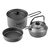 Neo Tools 63-145 grau / 3-in-1-Geschirrset / Aluminium / Topf / Pfanne / Wasserkocher