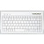 AMEI Tastatur AM-K2001W / CZ / Slim Mini Multimedia / Weiß / USB