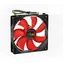 Airen FAN RedWings120 Cleverer Lüfter / PWM / 120 x 120 x 25 mm / 24,5 dB / rot