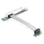 DeLock Riser-Karte PCI Express x1 auf PCI 32-Bit 5 V / flexibles Kabel 13 cm / Einstecken links