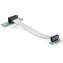 DeLock Riser Karte PCI Express x1 / flexibles Kabel / Einschub links