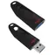 SanDisk Ultra 64 GB schwarz / Flash-Disk / USB3.0 / 80 MB/s / schwarz