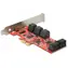 DeLock PCI Express Karte > 10 x interne SATA 6 Gb/s - Low Profile Formfaktor 