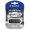 Verbatim Store 'n' Go V3 64 GB Schwarz / Flash-Disk / USB 3.0 / Lesen: 80 MB / Schreiben: 25 MB