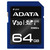 ADATA Premier Pro 64 GB SDXC / UHS-I / U3 / V30 / CL10 / R: 95 MB/60 MB