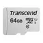 Transcend 300S 64 GB / Micro-SDXC-Speicherkarte / Klasse 10 / UHS-I U1 / R: 95 MBit/s / W: 25 MBit/s / + SD-Adapter