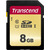 Transcend 500S 8 GB / SDHC-Speicherkarte / Klasse 10 / UHS-I (Ultimate) / R: 95 MBit/s / W: 60 MBit/s