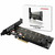 Axagon PCEM2-D, PCIe x4 - M.2 NVMe M-Key + SATA B-Key-Slot-Adapter, LP