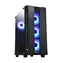 Chieftec GS-01B-OP schwarz / ATX / 2x USB 3.0 / 4X 120mm A-RGB / ohne Stromquelle / transparente Seite