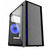 Gembird CCC-FORNAX-960B Fornax 960B schwarz / Micro-ATX / 3x 120 / 2x USB3.0 / ohne Netzteil / transparente Seite