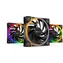 be quiet! Light Wings 140 High-Speed Triple Pack schwarz / 140 mm / ARGB / Rifle Bearing / 31 dB bei 2200 U/min / 71,7 CFM / 4-polig