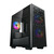 DEEPCOOL MATREXX 40 3FS schwarz / Micro-ATX / 1xUSB 3.0 + 1x USB 2.0 / 3x 120 mm / ohne Stromquelle / transparente Seite 
