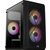 AeroCool CS-107-A-BK-V2 schwarz / mATX / mITX / 3x 120mm FRGB / 1x USB3.0 + 1x USB 2.0 / ohne Netzteil / transparente Seite