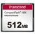 Transcend CF180I Compact Flash-Karte 512 MB / R: 85 MB / B: 70 MB 